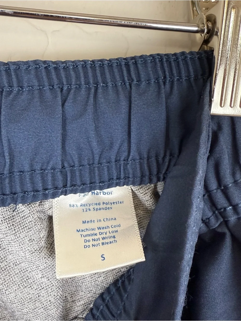 Fair Harbor Men's Swim Trunks Brief Lined Blue Green Colorblock